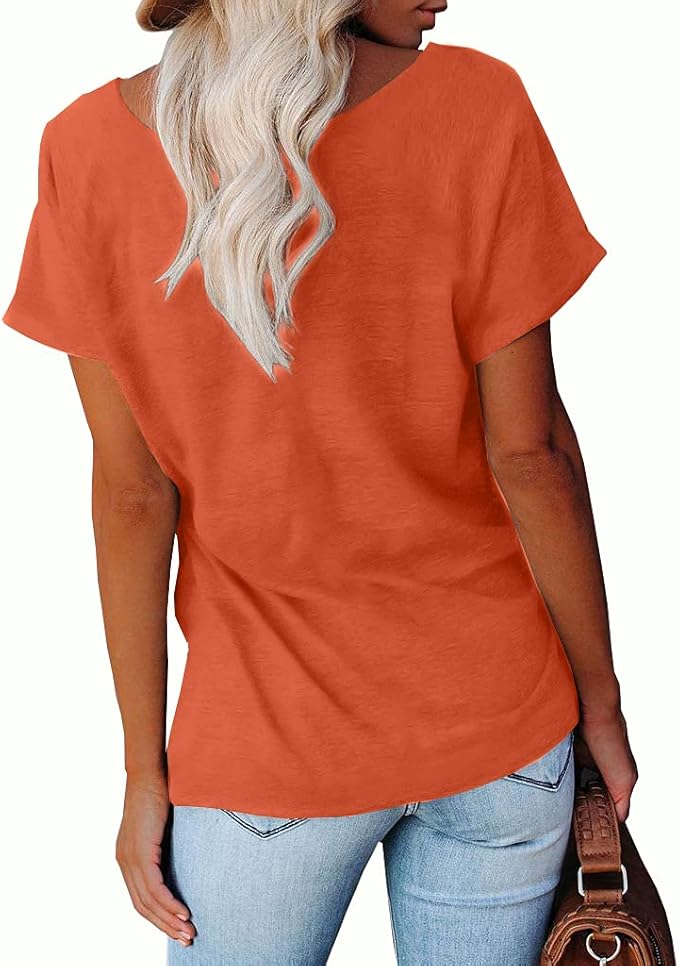 NIUBIA Women's T Shirts Summer Tops Simple Heart Graphic Shirts Sayings Short - Image 3