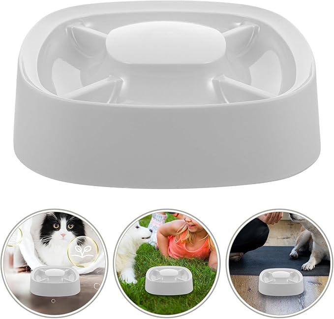 Milisten 4-in-1 Pet Feeder Bowl Set, Plastic Puppy Feeding Station - Image 7