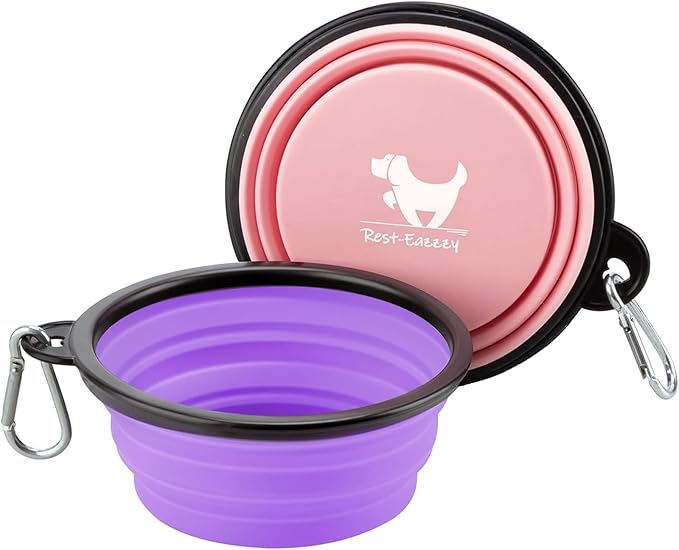 Collapsible Dog Bowls for Travel, BPA Free by Rest-Eazzzy