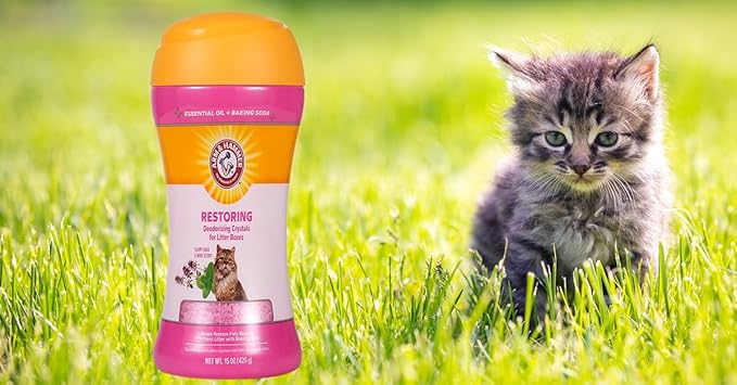Arm & Hammer Restoring Cat Litter Box Deodorizing Crystals Litter Deodorizer - Image 4
