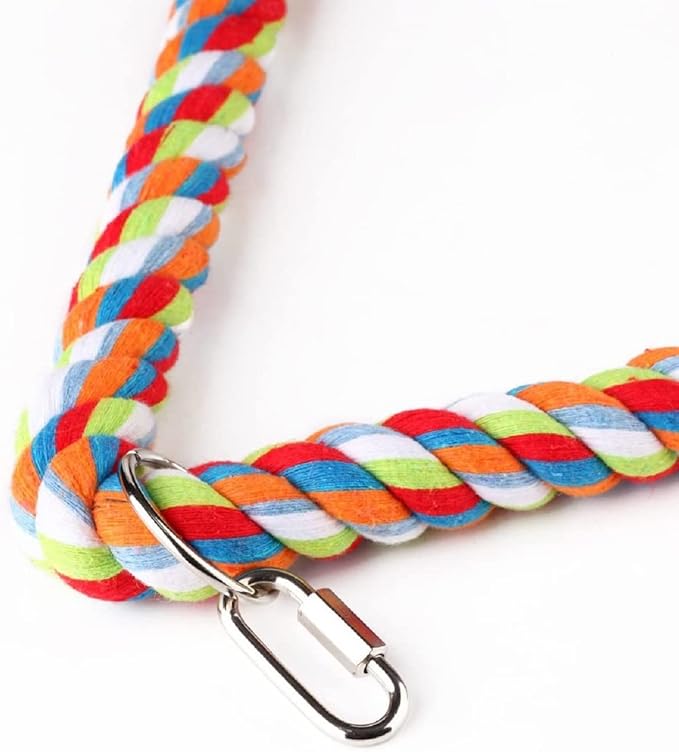 Spoiled Pet® Large Triangle Bird Rope Swing Perch - Image 4