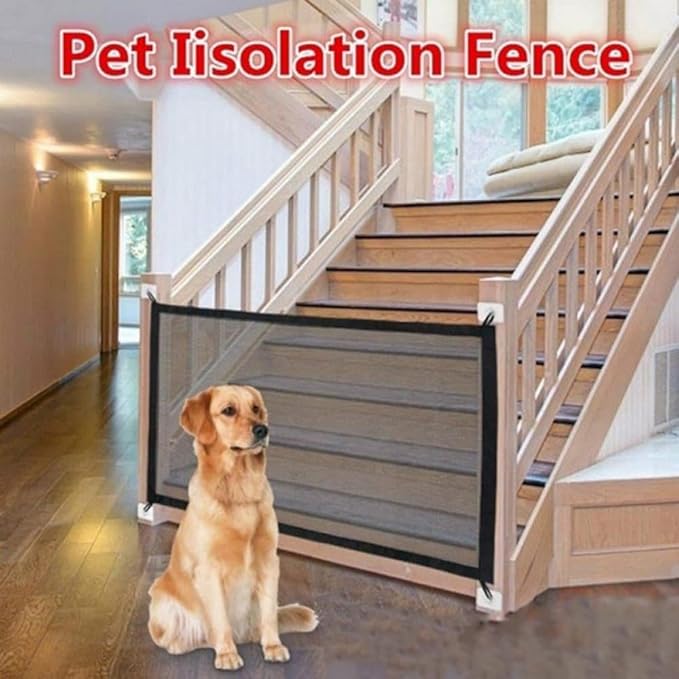 Pet Gate, Retractable Dog Gate, Pet Gate Indoor, Indoor Outdoor Retractable Dog - Image 5