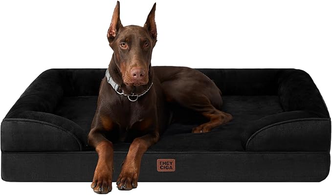 EHEYCIGA Orthopedic Dog Beds for Extra Large Dogs, Waterproof Memory Foam XXL by EHEYCIGA