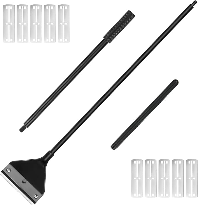 Vimvins Algae Scraper for Glass Aquarium, Long Handle Fish Tank Algae Scraper by Unknown