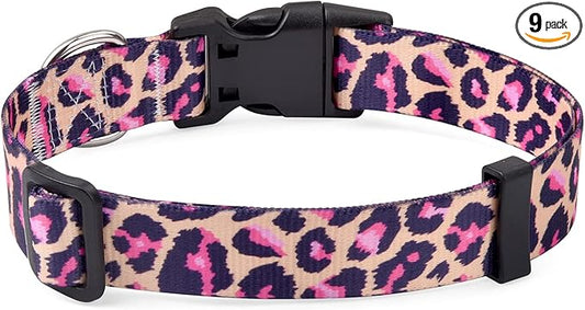 Mihqy Dog Collar with Bohemia Floral Tribal Geometric Patterns by Mihqy
