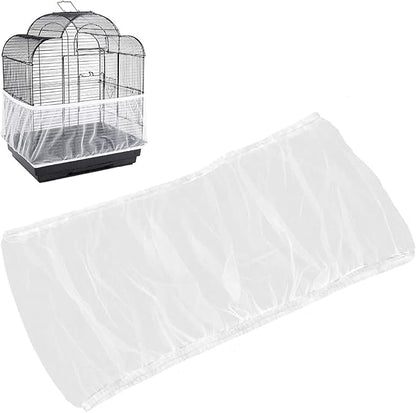 Universal Bird Cage Seed Catcher, Seed Catcher Guard Net Cover, Parrot Nylon - Image 6