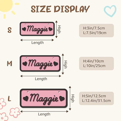 Personalized Dog Room Decor Custom Dog Crate Accessories Name Plate Doghouse - Image 7