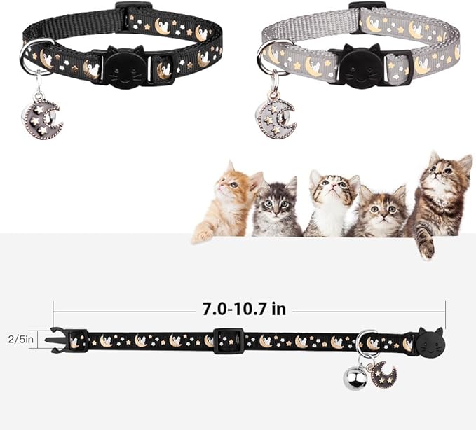 Baeuppit 2Pcs Breakaway Cats Collars Cat Collars - Image 4