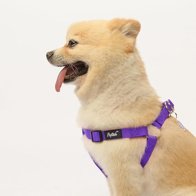 PUPTECK No Pull Dog Harness Soft Adjustable Basic Nylon Step in Puppy Vest - Image 5