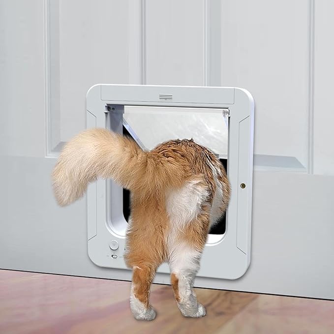 Smart Cat Door, Automatic Sensing Collar Activated Pet Door - Image 8