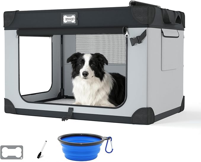 36 Inch Collapsible Travel Dog Crate by Unknown