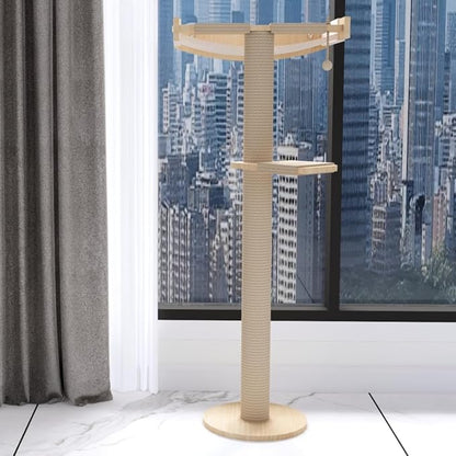 Cat Window Perch with Scratching Post Strong Supported - Image 7
