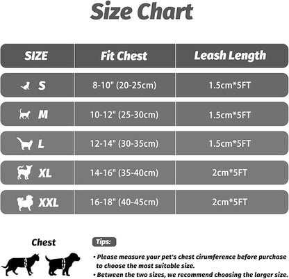 FAYOGOO Cat Harness and Leash Set | Upgrade Step-in Escape Proof Harness | - Image 2