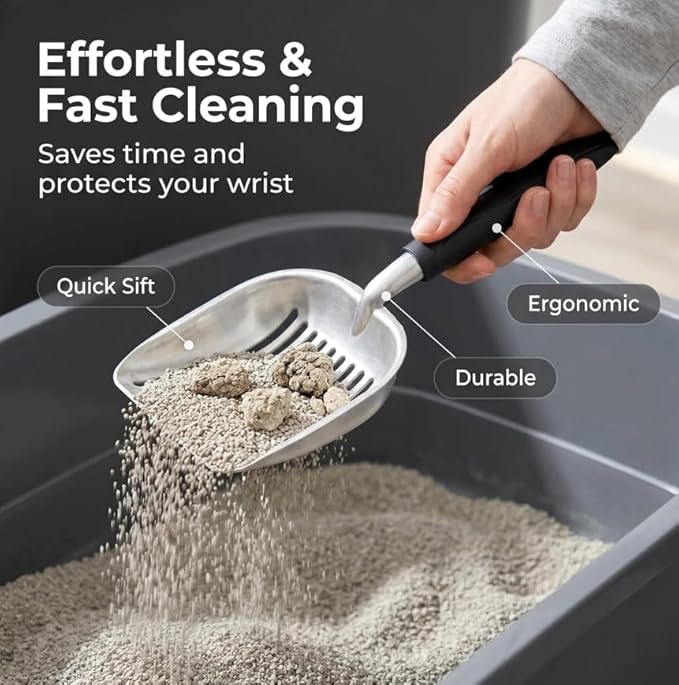 Full Metal Cat Litter Scoop - Image 4