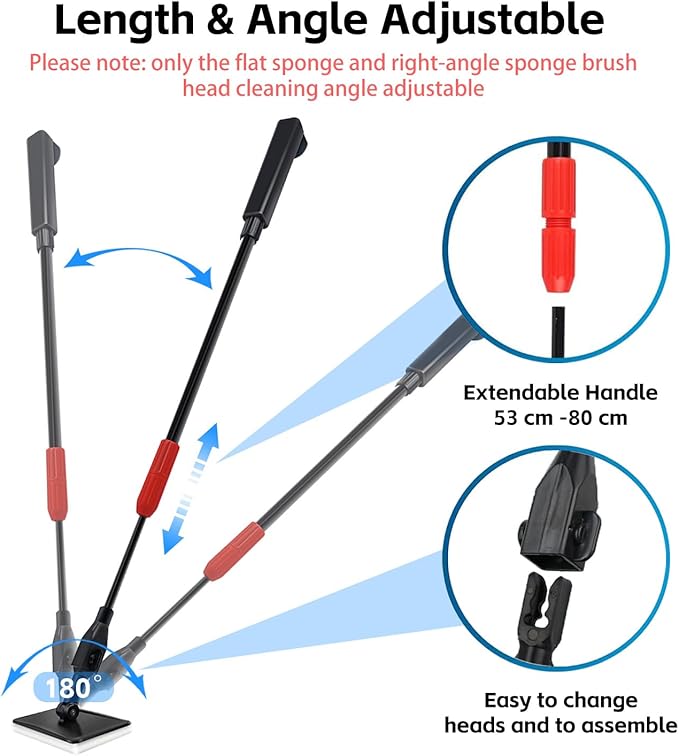 FISORAS Aquarium Cleaning Tools, 7 in 1 Fish Tank Cleaning Kit - Image 3