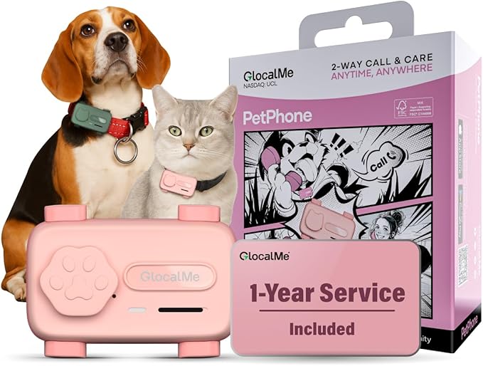 GlocalMe PetPhone Pet Tracker by TheGlobalLeaderinMobileHotspotSolution