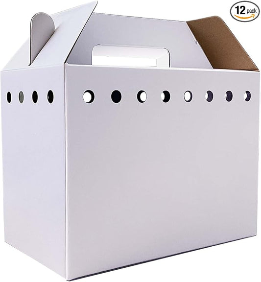 Cardboard Pet Carriers for Small Animals, Not for Cats or Dogs, Disposable by Vowcarol