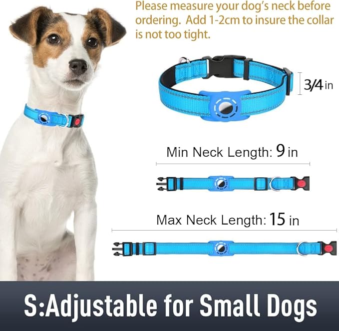 AirTag Dog Collar with AirTag Holder Compatible - Image 6