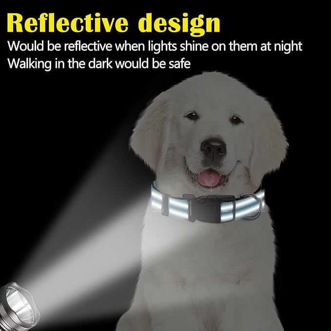 Sanwuta 12 Pcs Reflective Puppy Dog Collars Bulk - Image 5