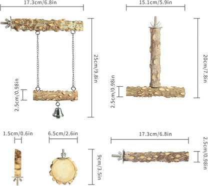 Bird Perches, Bird Perch Chewing Stick Cage Accessories Parrot Climbing - Image 2
