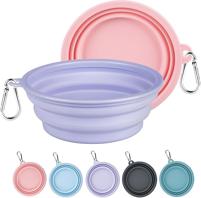 Kytely Collapsible Dog Bowls Medium, Portable Pet Water Food Bowl by Kytely