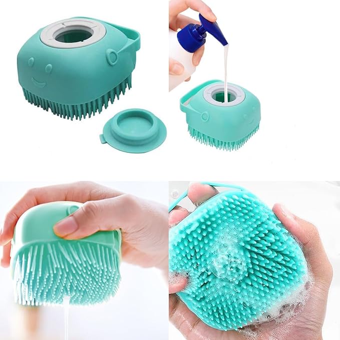 8PCS Dog Bath Supplies Set，Dog Washing Gloves，Shampoo Brush, Bath Supplies - Image 6