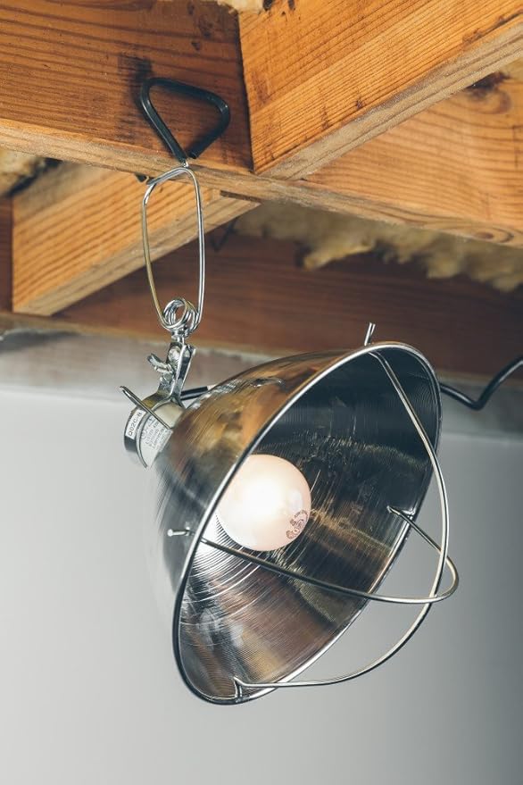 Woods Clamp Lamp with 10 Inch Reflector and Bulb Guard - Image 5