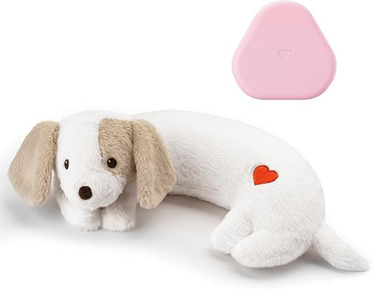 Moropaky Heartbeat Puppy Toy for Dogs, Heartbeat Stuffed Animal for Anxiety by Moropaky
