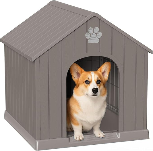DRATO Dog House Resin Outdoor Dog Kennel by DRATOprovidesawarmandcozy