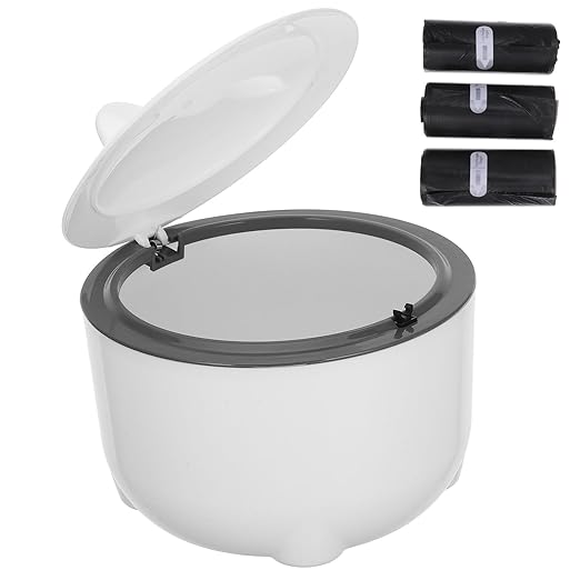 Enclosed Cat Litter Trash Can by Ifundom