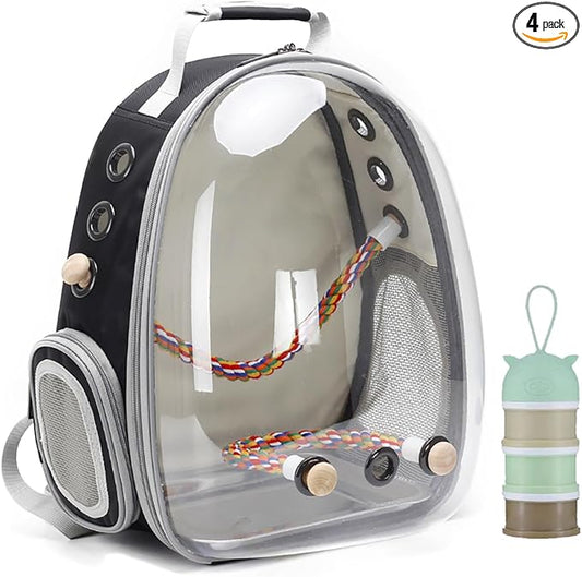 Bird Traval Carrier Cage, Vet Transport School Bag by halinfer