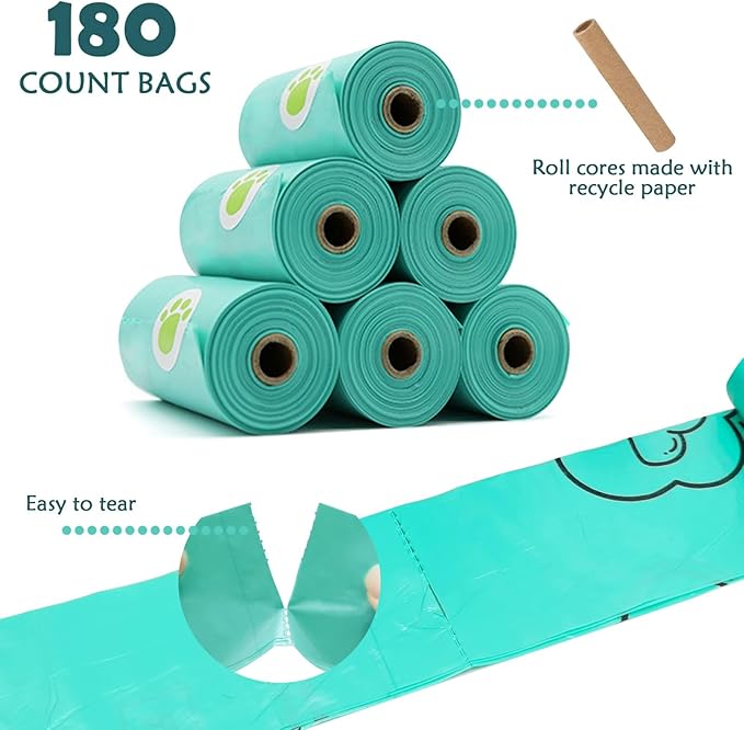 Dog Poop Bags Holder with LED Flashlight|Pet Waste Bags Dispenser - Image 6