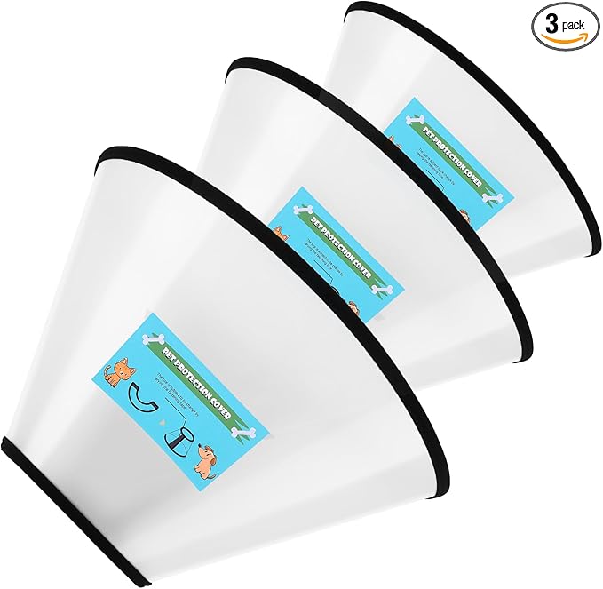 GLADOG Soft Dog Cone Collar, Dog Recovery Collar, Adjustable E-Collar by GLADOG