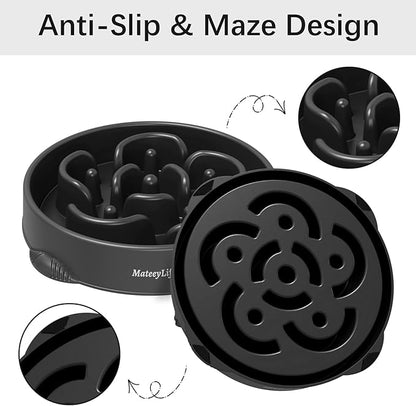 MateeyLife Large Slow Feeder Dog Bowls, Anti-Choking Puzzle Dog Food Bowls - Image 4