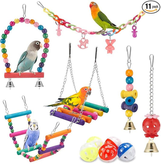 Bird Parakeet Toys by lovyoCoCo