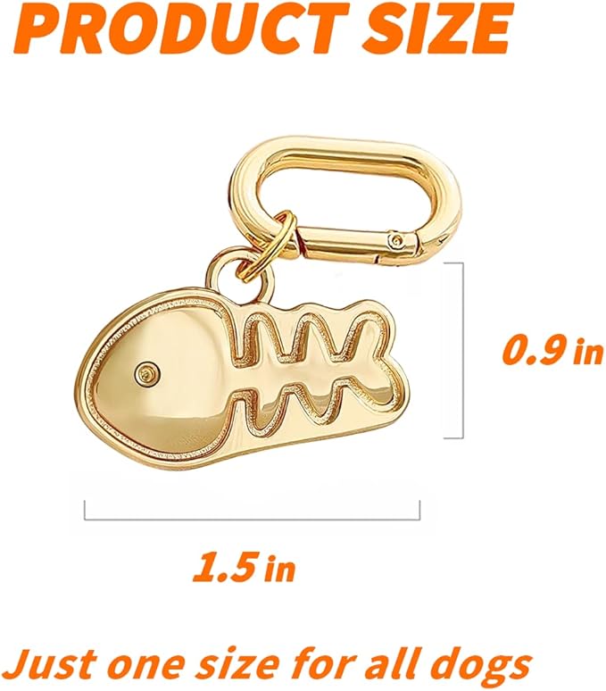 Dogs ID Tags Personalized Double Sided Deep Engraved Cat & Dog Collar Charm - Image 6