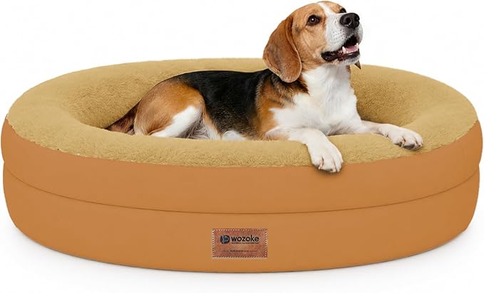 Orthopedic Dog Bed for Medium Dogs, Waterproof Dog Bed by Wozoke