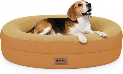 Orthopedic Dog Bed for Medium Dogs, Waterproof Dog Bed by Wozoke