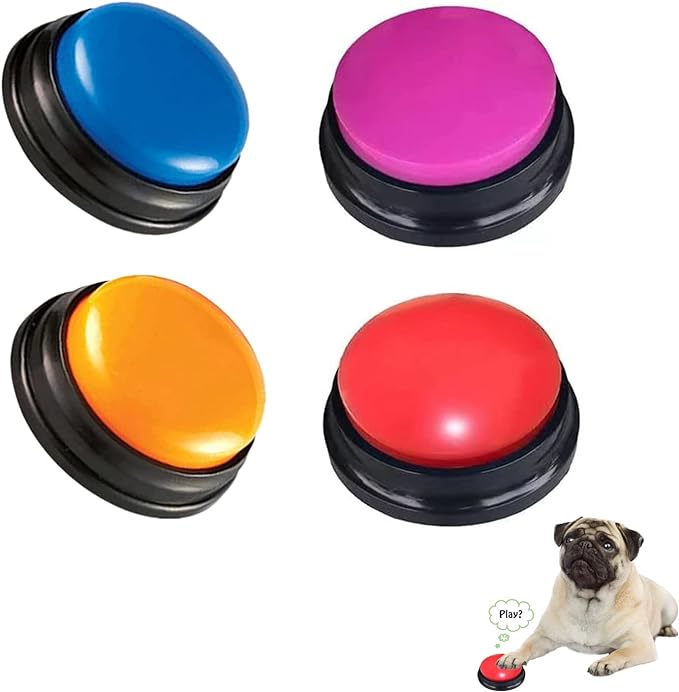 FINEST+ Voice Recording Button for Communication Pet Training Buzzer, 30 Second by FINEST%2B