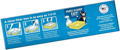 JONNY CAT Litter Box Liners, Heavy Duty Drawstring Liners, 5 Liners per Box - Image 7