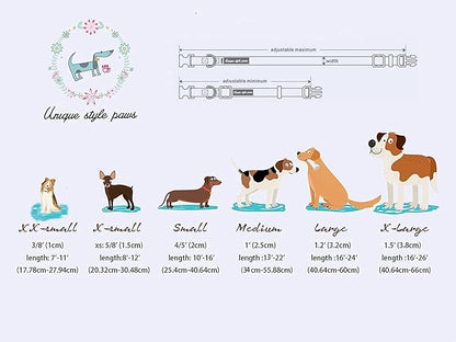 Unique style paws Independence Day Dog Collar Metal Buckle Striped Star Collar - Image 5