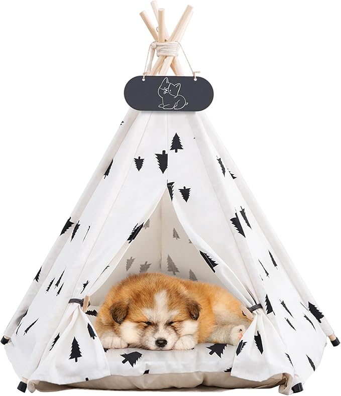 Pet Teepee Tent for Dogs & Cats Dog Bed by Mooipet