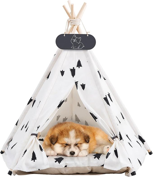 Pet Teepee Tent for Dogs & Cats Dog Bed by Mooipet