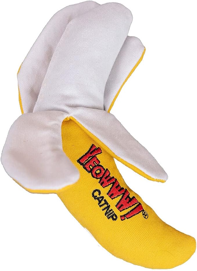 Yeowww!, Chi-CAT-a Catnip Peeled Banana Cat Toy - Image 3
