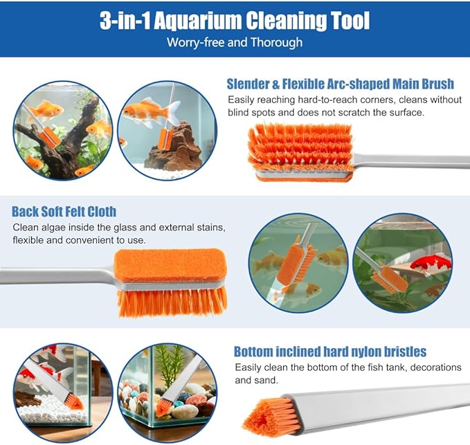 DaToo Small Glass Aguarium Cleaning Tool Algae Scraper - Image 4