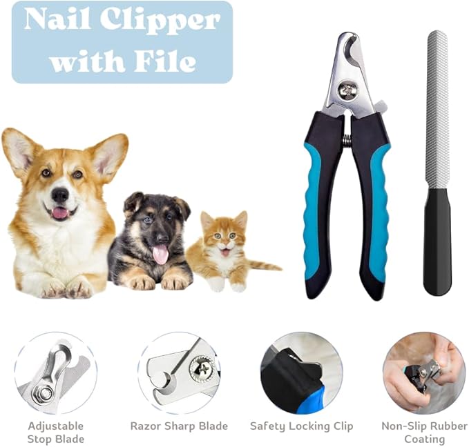 PupLuxe Puppy Starter Kit Blue 22 Piece Kit Great - Image 3