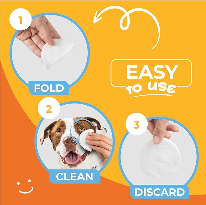 Dog & Cat Eye Wipes Hypoallergenic Eye & Face Wipes - Image 7