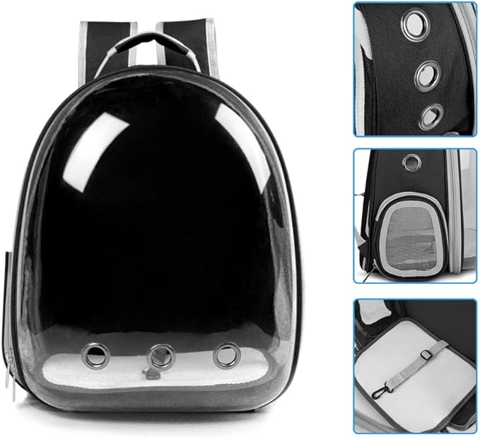 Cat Backpack Carrier, Pet Backpack, Breathable Cat Dog Space Capsule Backpack - Image 4