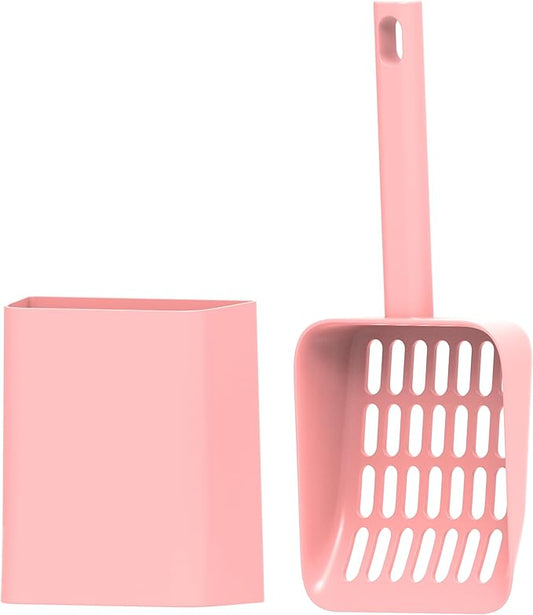 2 in 1 Cat Litter Scoop with Holder Stand Cat Stuff Cat Scooper by Unknown