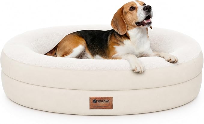 Orthopedic Dog Bed for Medium Dogs, Waterproof Dog Bed by Wozoke